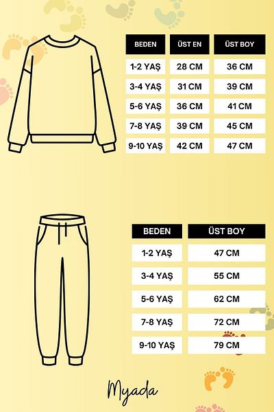 MYADA Premium Beautiful Times Printed Bottom Top Kids Suit
