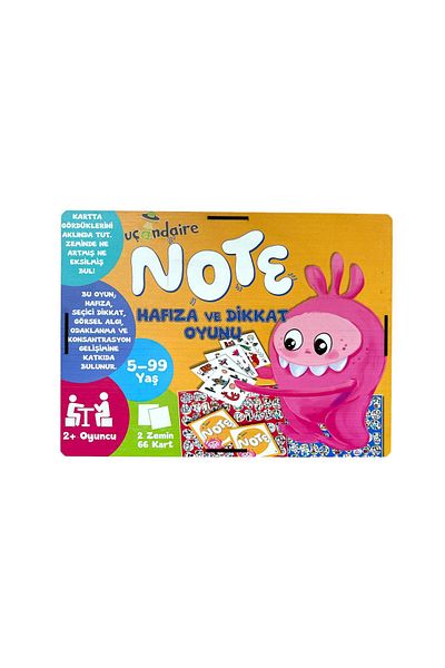 Uçandaire Note - Hafiza and Attention Game