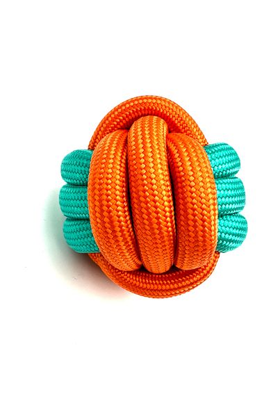 Tasma Market Dog Stress Toy Ball with Sturdy Tooth String 7cm