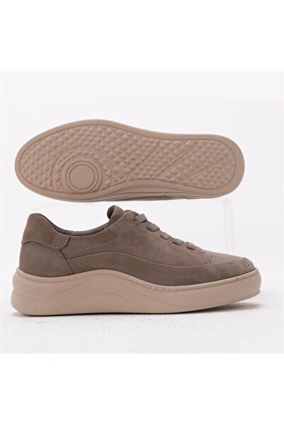 Gusse Γυναικεία παπούτσια casual από γνήσιο δέρμα Nubuck Albunea 216677-1