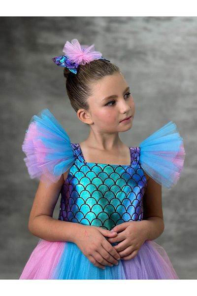 Little Pumpkin Рокля за рожден ден с пайети тип русалка