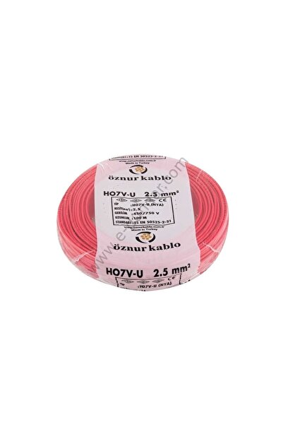 öznur kablo Öznur 2.5 Nya Kırmızı 100 Mt