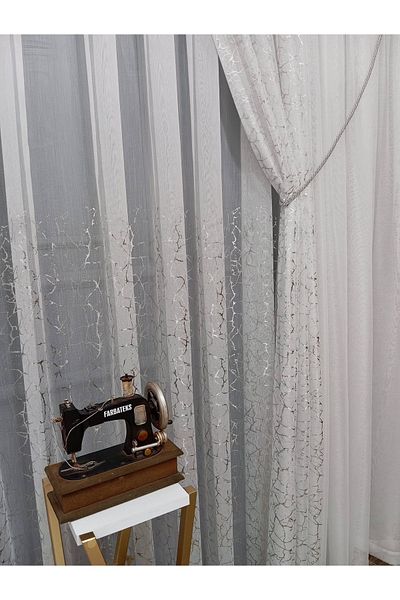 farbateks أوليمبوس بسيط رمادي فضي ملون موضة جديدة اليد اليمنى / اليسرى البدلة تول خلفية الستار