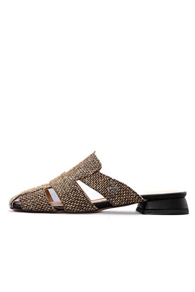 Gusse Γυναικείες παντόφλες βραδινού φορέματος από πλέγμα Yulia - K1597-4