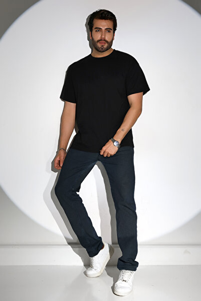 DİVİSTA Ανδρικό μπλουζάκι με κανονική εφαρμογή 100% βαμβακερό λαιμόκοψη