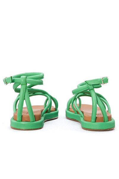 Gusse Γυναικεία σανδάλια Gladiator από γνήσιο δέρμα Memory Foam 231907