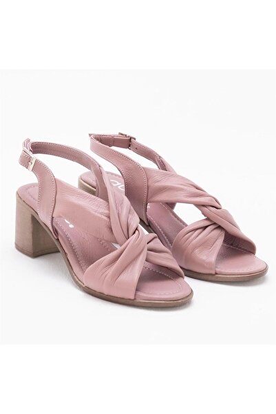 Gusse Claudia Women's Genuine Leather Heeled Sandals-15-01