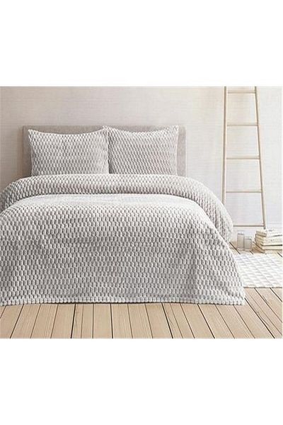 Merinos Sign 3 Piece Blanket Set - Smoke