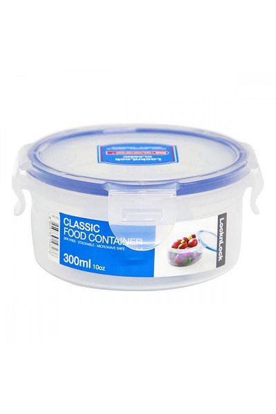 Lock & Lock Round Short Food Container 300ml | 6 PC