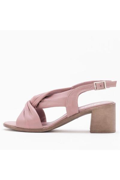 Gusse Claudia Women's Genuine Leather Heeled Sandals-15-01