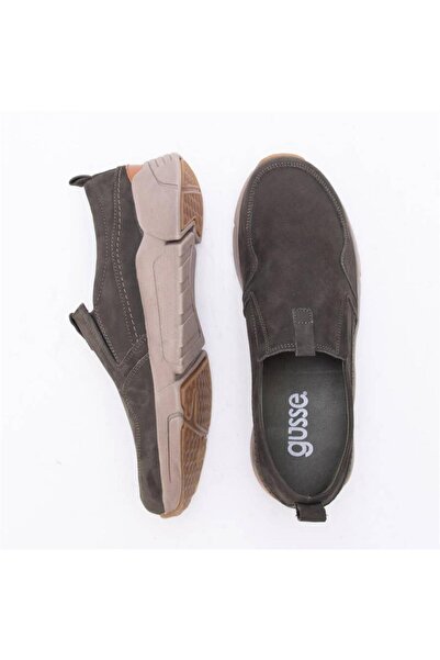 Gusse Elton Erkek Hakiki Nubuk Deri Loafer Ayakkabi-4103-1