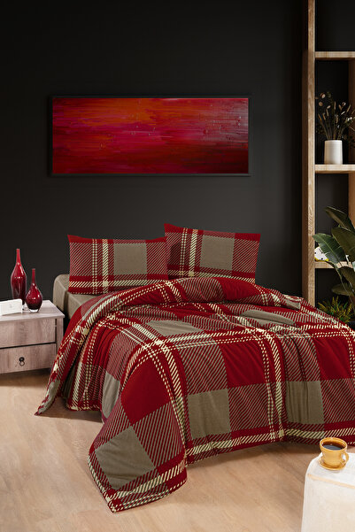 First Choice Veldor Bordeaux Firstchoice - Σετ Παπλωματοθήκης Μονόμεγεθος με ...