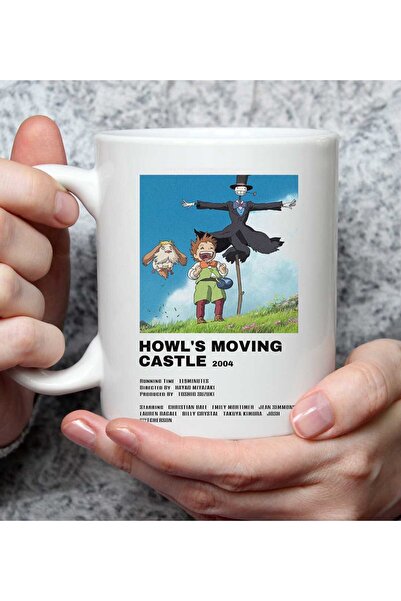 Gift Moda Howl's Moving Castle Anime Tasarımlı Kupa Bardak