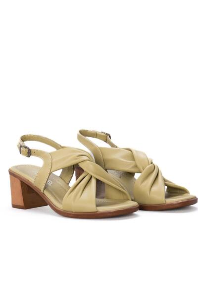 Gusse Diandra 2213 - Genuine Leather Women's Heeled Sandals
