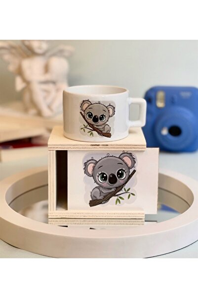 Gift Moda كوب بتصميم كوالا لطيف في صندوق