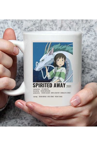 Gift Moda كوب بتصميم الرسوم المتحركة Spirited Away