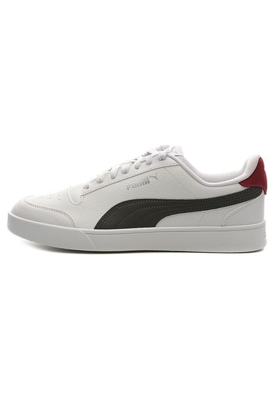 Puma Puma Shuffle White-Shadow Gray-Intense Red Sneaker