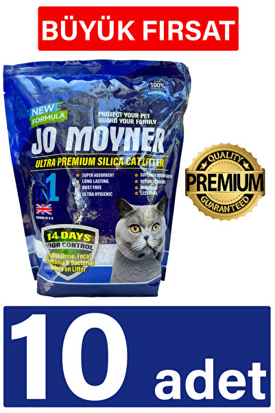 Jo Moyner Silika Kristal Kedi Kumu 3,8Lt x 10 Adet
