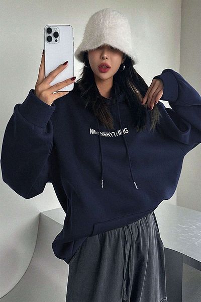 Moda Glo Κύριος. Everyting Printed Oversize φούτερ