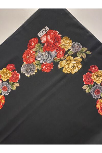 reyyan ipek Model de margine de flori Broderie de mătase Scriere