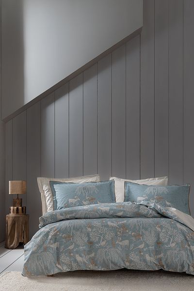 Yataş Sandro Mint Ranforce Single Duvet Cover Set