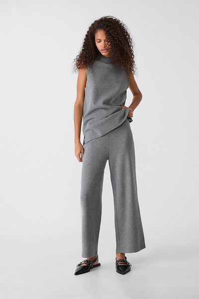 Stradivarius Flowing knit trousers