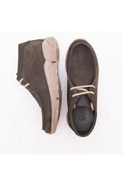 Gusse Dima Men's Genuine Nubuck Leather Casual Boots-230410