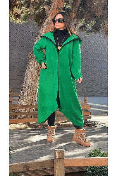 Park Moda FEMEIE CARDIGAN LUNG DE LÂNĂ CU TREI DUNURI