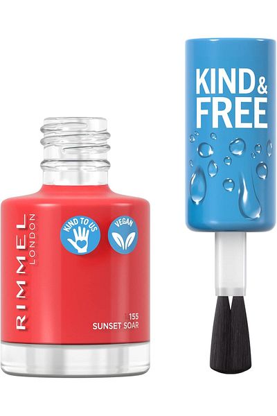 Rimmel Kind & Free Clean Nail Polish - 155 - Sunset Soar, 8ml