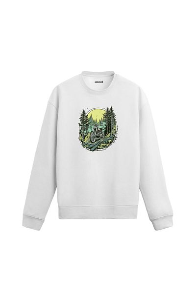 Colermi Forest Road Nature Camping Traveler Birthday Gift Hooded Hoodie Sweatshirt