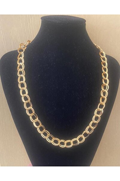 gülen dm Altın görünümlü uzay yolu modeli kolye