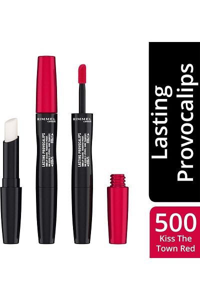 Rimmel Rimmel Lasting Provocalips 500 Kiss The Town Red Liquid Lipstick 2.2ml +1.7g