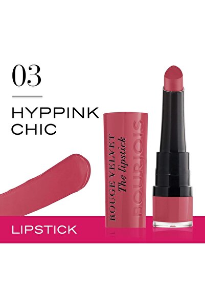 Bourjois Rouge Velvet The Lipstick - 03 - Hyppink Chic, 2.4g