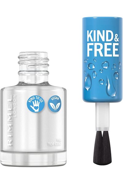 Rimmel Kind & Free Clean Nail Polish - 150 - Top Coat, 8ml