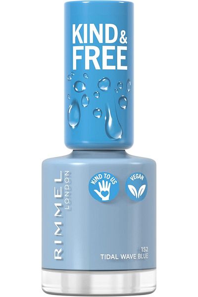 Rimmel Kind & Free Clean Nail Polish - 152 - Tidal Wave Blue, 8ml