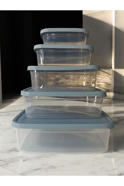 RETRO ART Trendy 5-Piece Storage Container Set