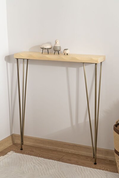 On Dekor Pirinç Eskitme Ayaklı Dresuar