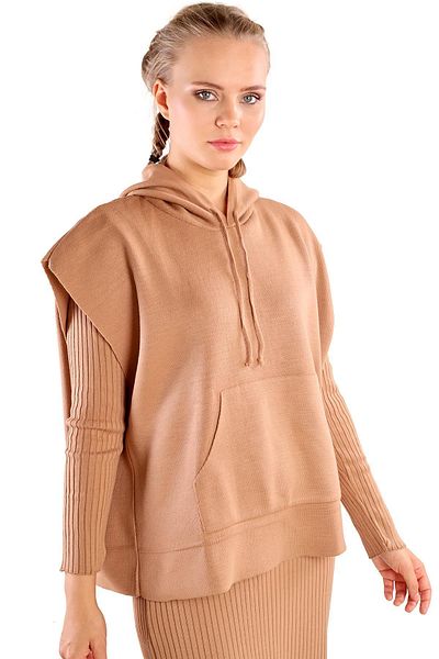 Rays 24114 Σετ φορέματος με κουκούλα Camel