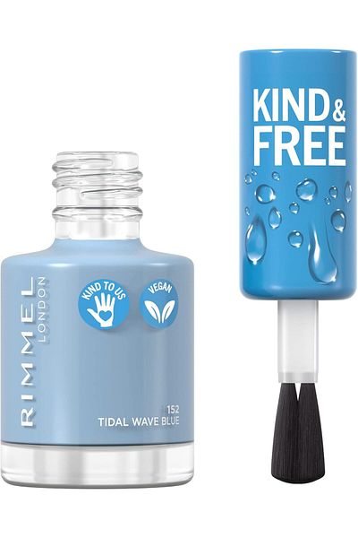 Rimmel Kind & Free Clean Nail Polish - 152 - Tidal Wave Blue, 8ml
