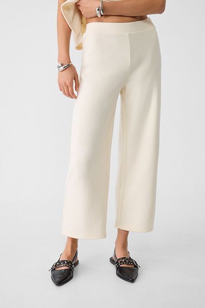 Stradivarius Flowing knit trousers