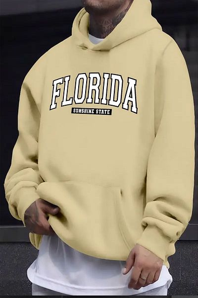 Moda Glo Φούτερ με στάμπα Florida Oversize
