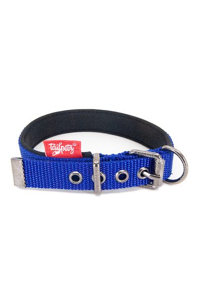 Tailpetz Soft Textured Dog Collar - Comfortable and Durable, Comfortable Navy