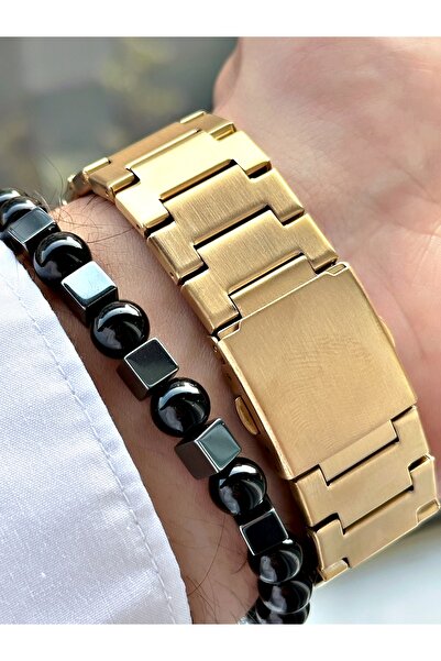 Tisaati Luxury Custom Design Limited Edition Series Metal Band Men's Wrist Watch-With Bracelet Gift