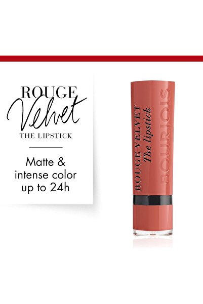 Bourjois Rouge Velvet The Lipstick - 15 - Peach Tatin, 2.4g