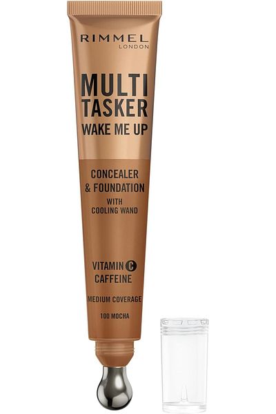 Rimmel Multi-Tasker Wake Me Up Concealer & Foundation - 100 - Mocha, 20ml