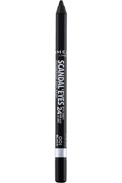 Rimmel Scandaleyes Waterproof Kohl Kajal Liner - 001 - Jet Black, 1.3g