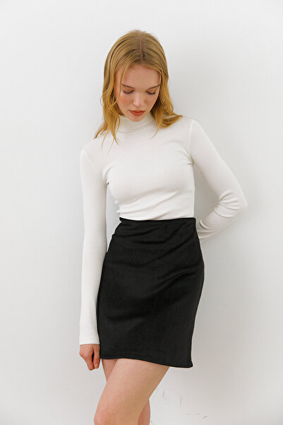 urban focus Velvet Bell Skirt
