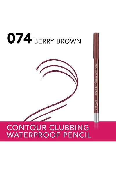 Bourjois قلم تحديد العين باللون البني التوت - مقاوم للماء، 1.2 جرام
