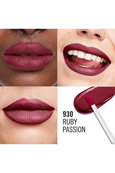 Rimmel Lasting Mega Matte Liquid Lipstick - 930 - Ruby Passion, 7.4ml