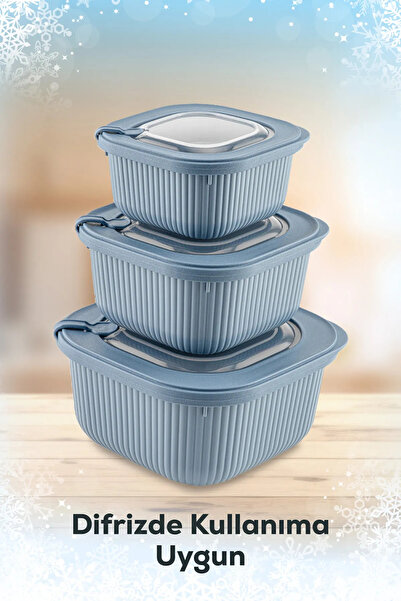 EsmoHome Set of 3 Airtight Storage Containers